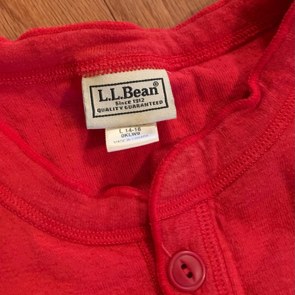 L.L. Bean Two-Layer Kids Union Suit - Picture 3 of 4
